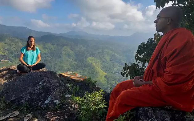The Mahamevnawa Buddhist Monastery in Bandarawela